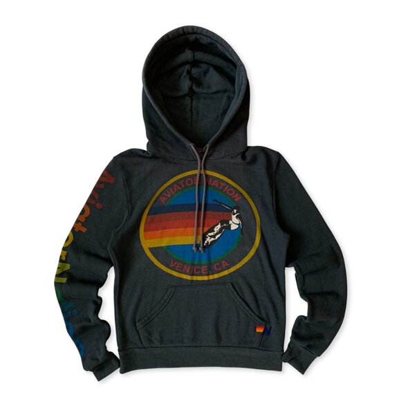 Aviator Nation Multicolor Graphic Hoodie - Picture 2 of 13
